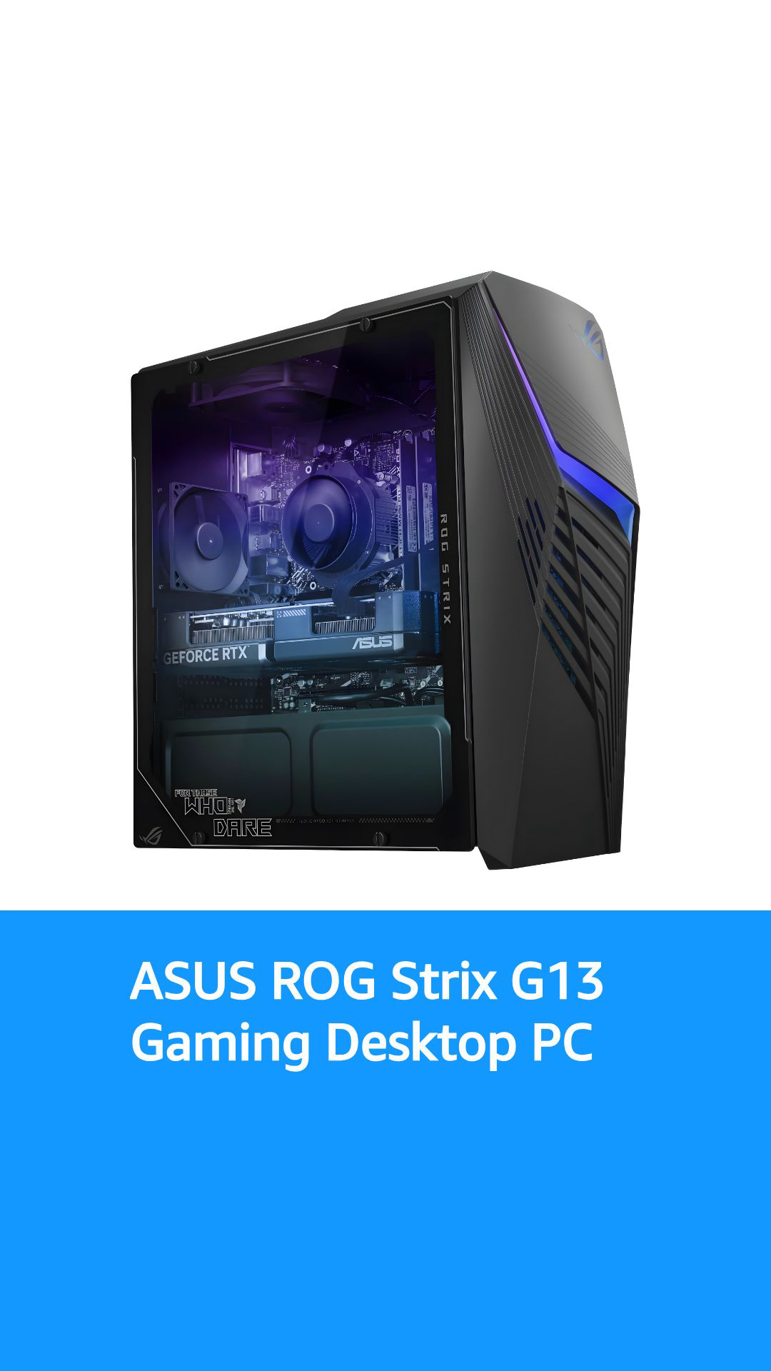 ASUS ROG Strix G13 Gaming Desktop PC, Intel Core i5-14400F