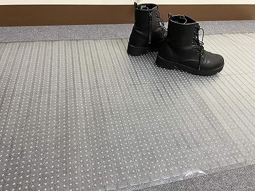 Miniatura 16 de Sweet Home Stores Protector de suelo impermeable, antideslizante, diseño transparente, personalizable para interiores, para pasillo, entrada, patio