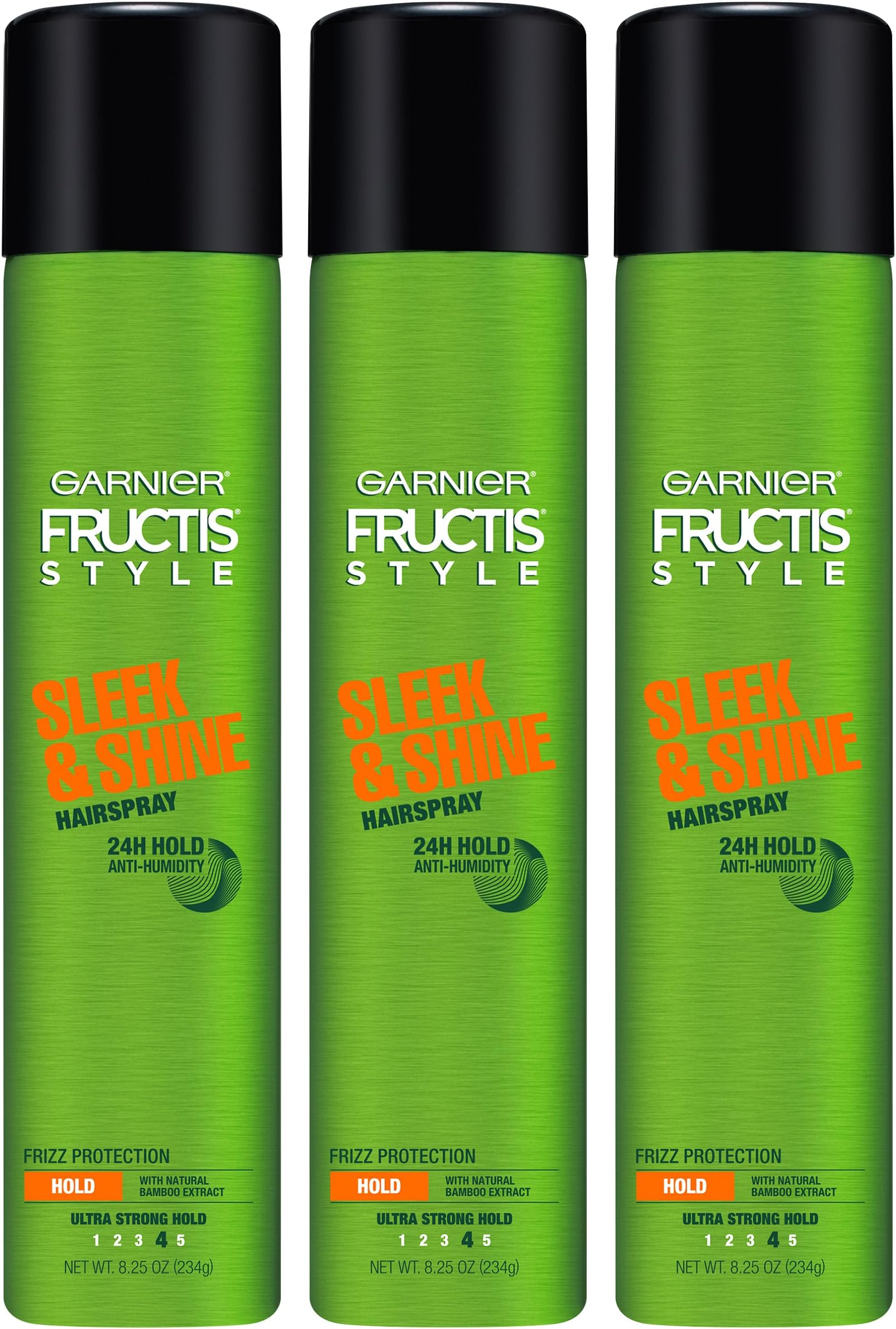 Style Sleek & Shine Hairspray, All Hair Types, 8.25 oz. (Packaging May Vary), 3 Count