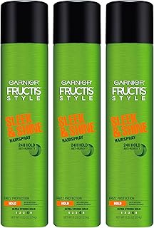 Garnier Fructis Style Sleek and Shine Anti-Humidity Hairspray, Ultra Str...