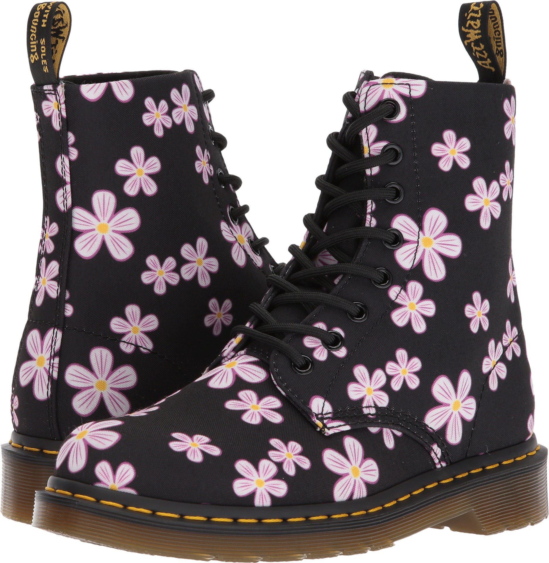 Dr. Martens Page Meadow Boots Black Womens