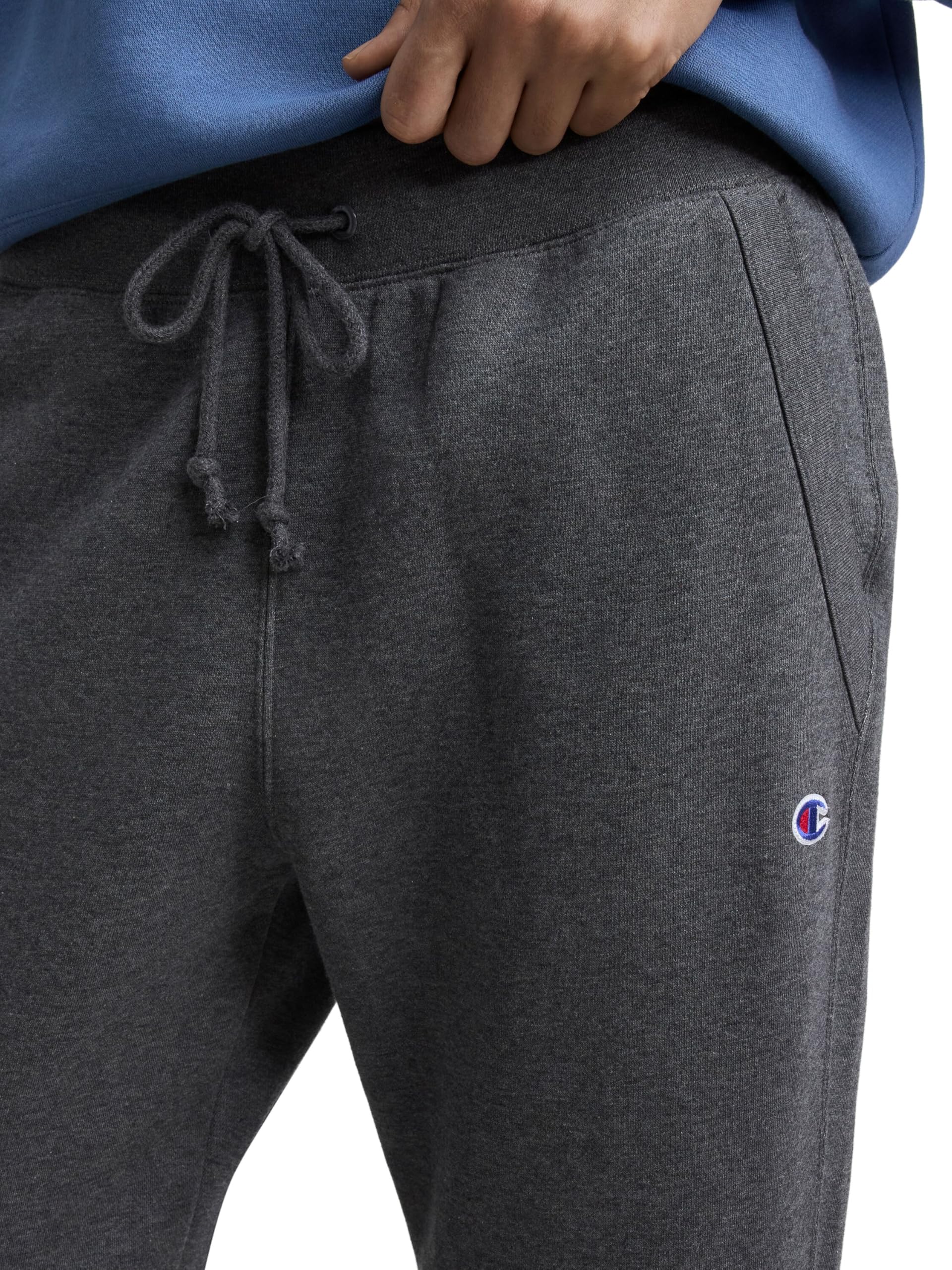 Champion - Pantaloni in Pile con Fondo Aperto, Pantaloni da Tuta Donna