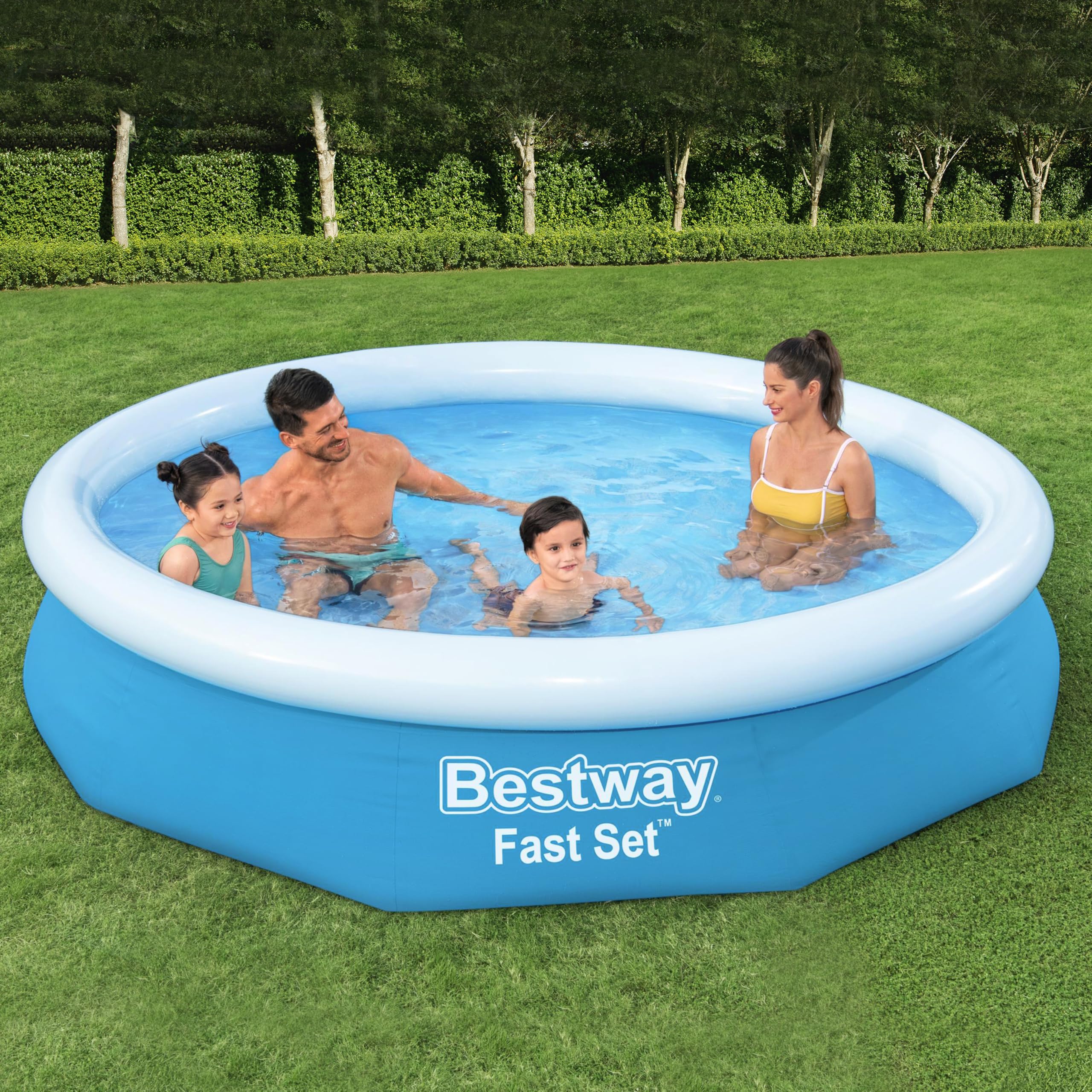 Bestway Fast Set Aufstellpool 305 x 66 cm blau rund