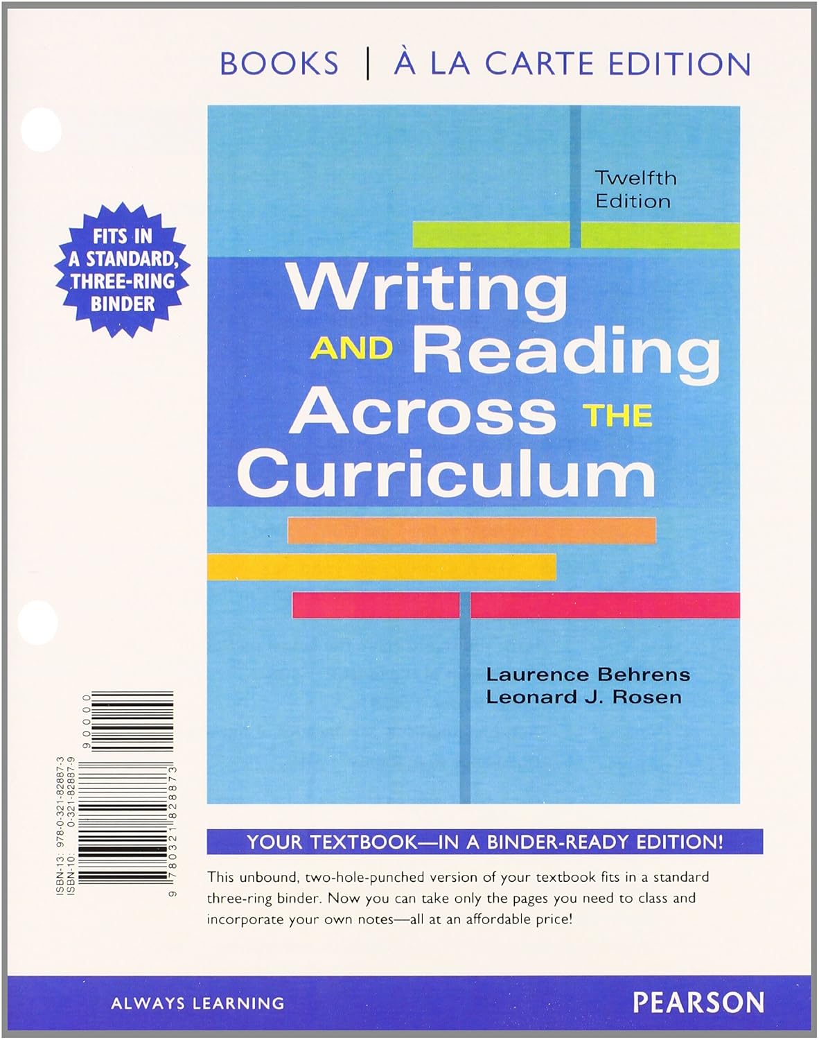 Buy Writing and Reading Across the Curriculum Books a La Carte Edition