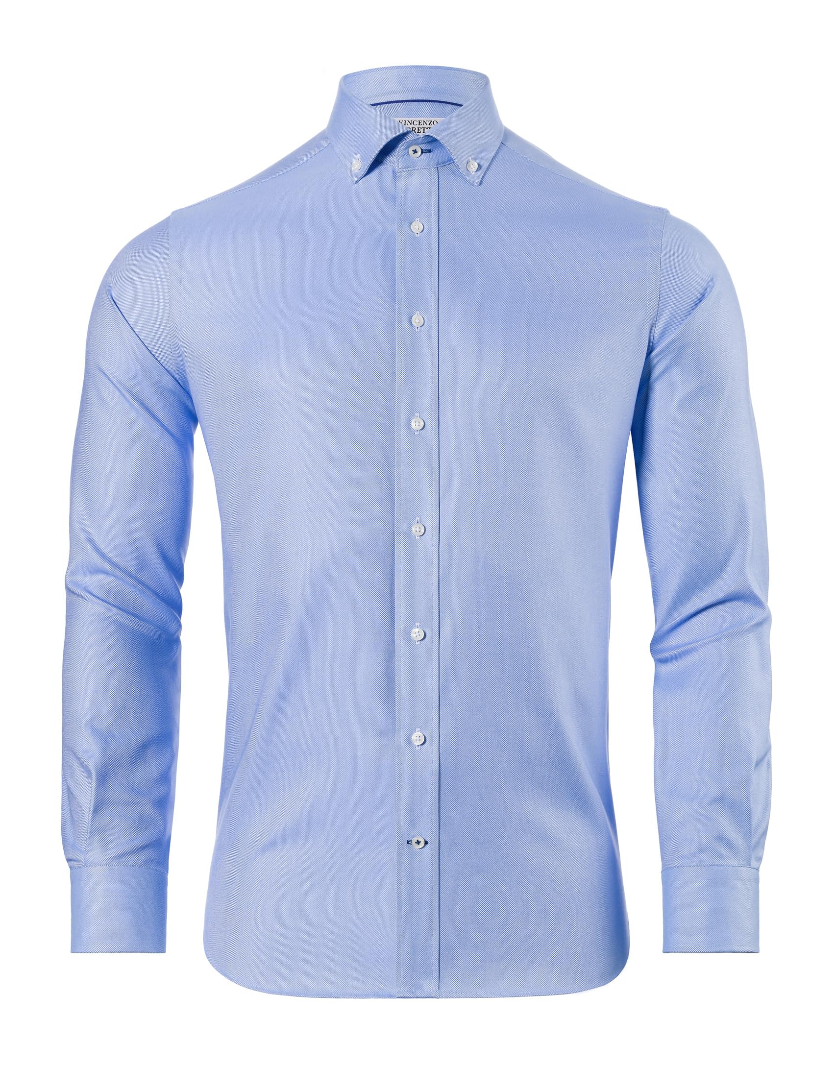 Vincenzo Boretti Hemd, Regular-fit/gerader Schnitt, Twill - bügelfrei