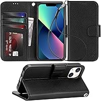 Vista 12 de Arae Funda compatible con iPhone 13 Pro Max con tarjetero y correa para la muñeca, funda con tapa para iPhone 13 Pro Max de 6.7 pulgadas