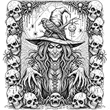 Halloween Witch Coloring Game – Scary Drawing & Haunted Painting