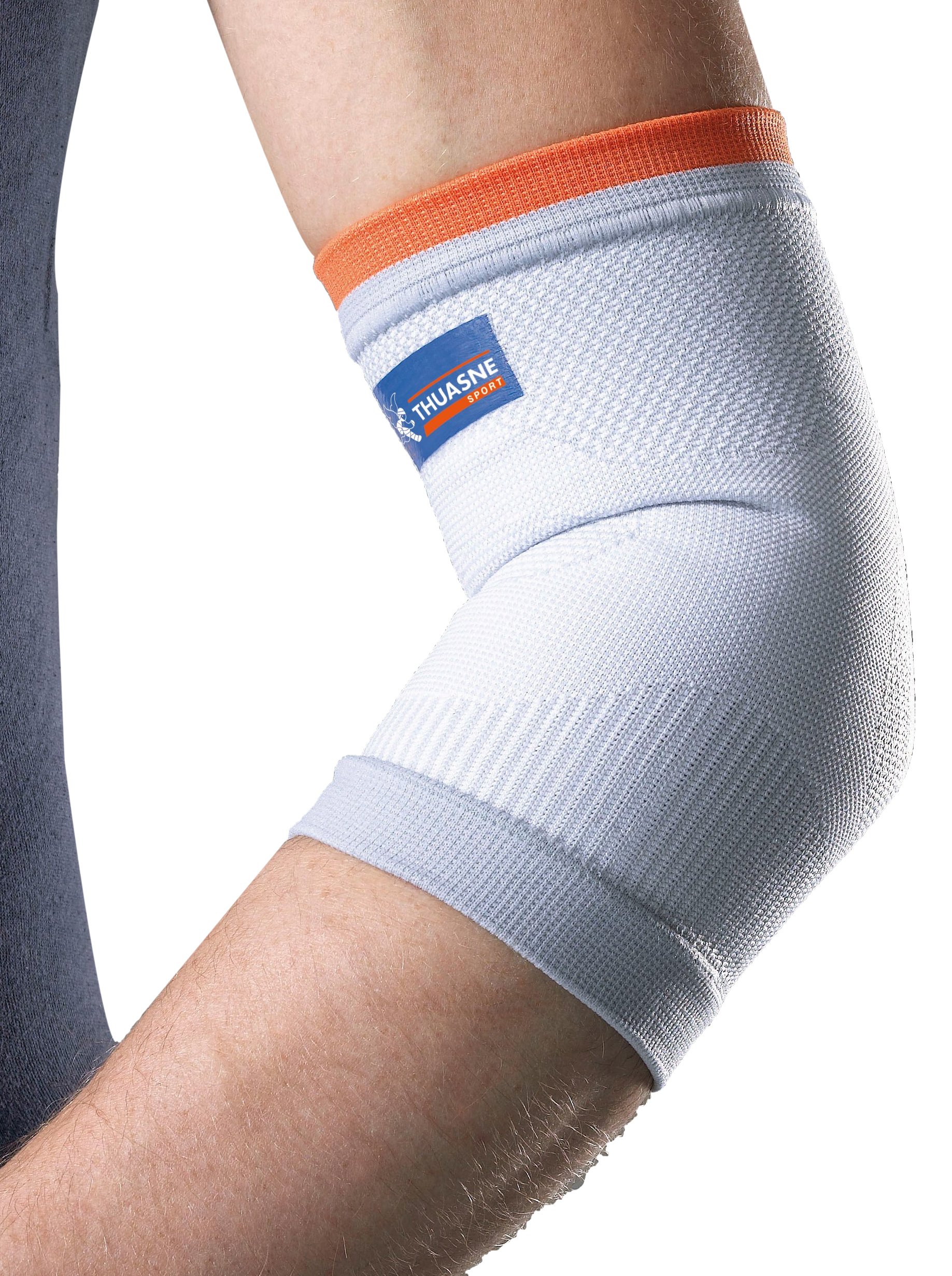 Elbow Support Sport - White/Orange (L)