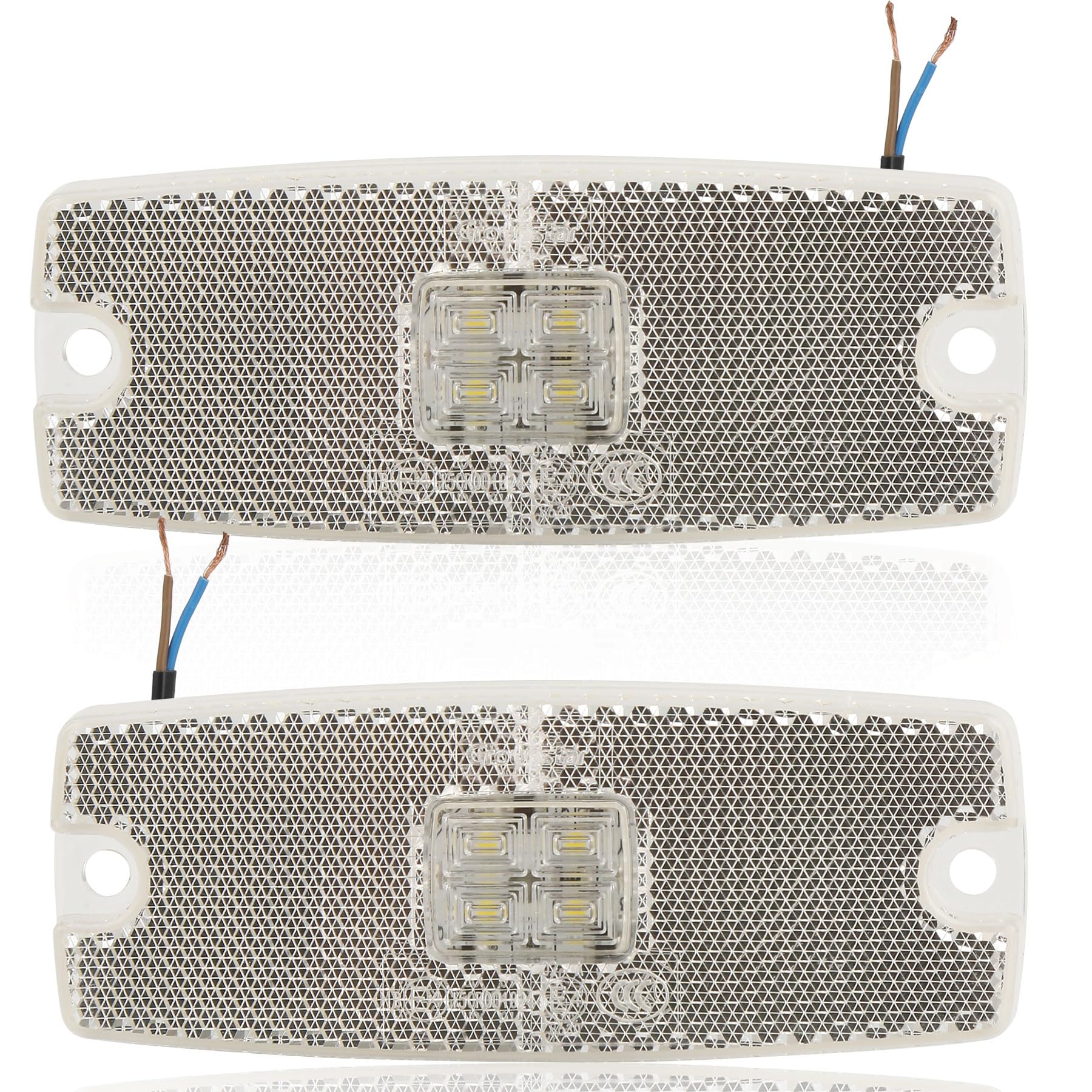 ETUKER 2X Anhänger Stecker 3polig Stecker Traktor 12v Dreipo
