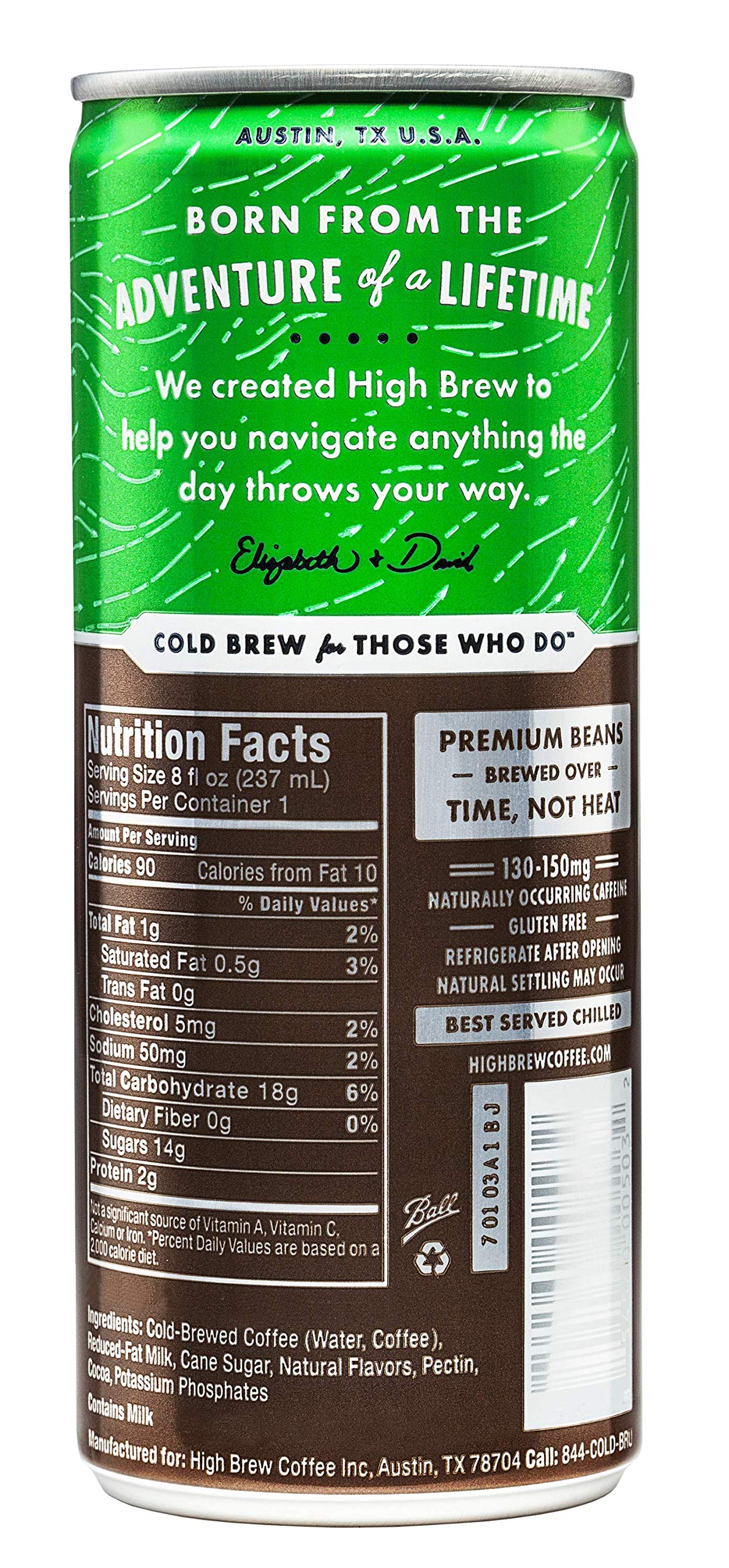 High Brew Coffee Cold Brew Coffee Variety Pack (12 Count)
