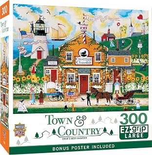 MasterPieces 300 Piece EZ Grip Jigsaw Puzzle - Crow's Nest Chowder - 18"x24"
