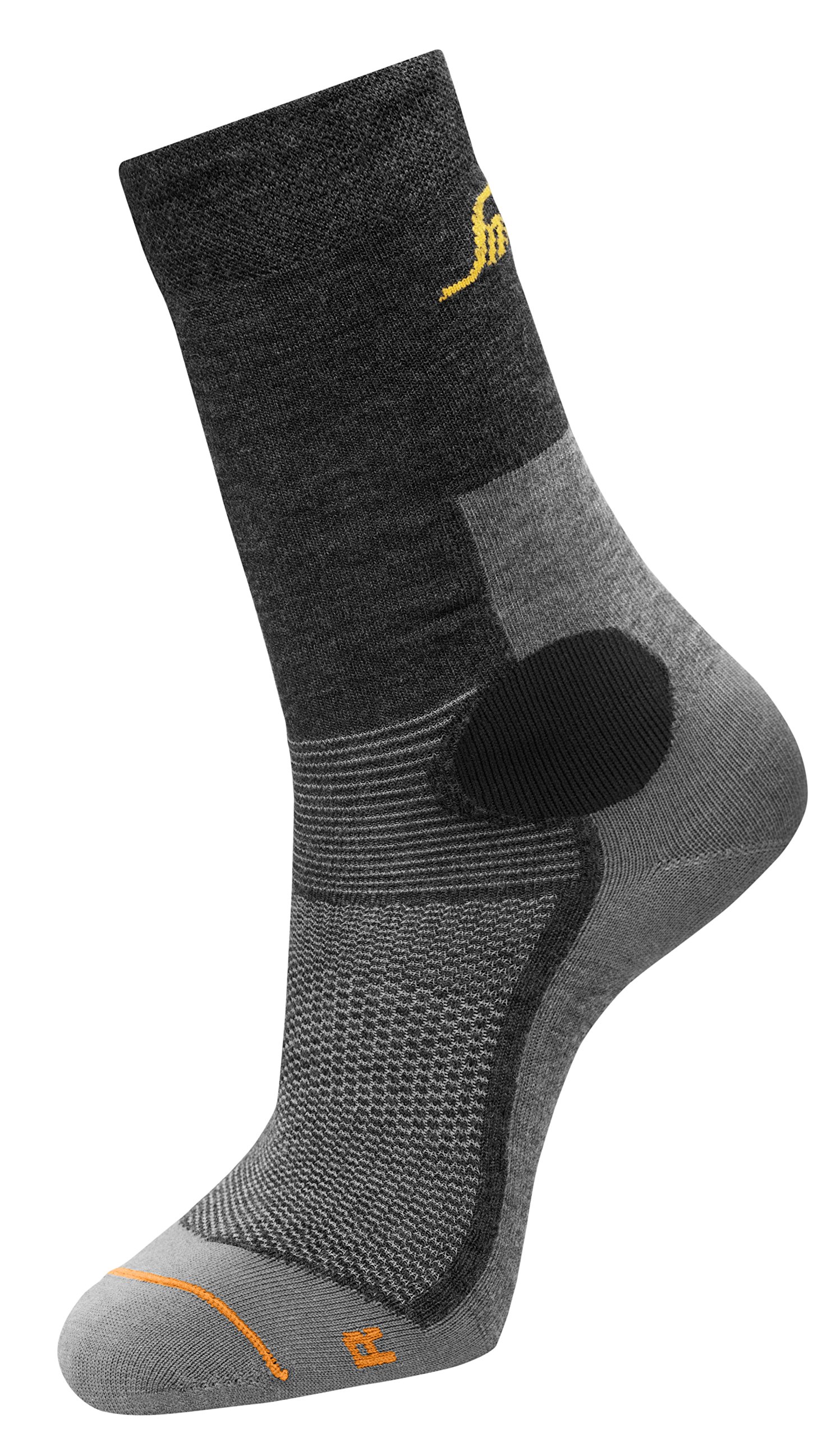 Snickers Workwear Allround Work 37.5 Wollsocken, 1 Stück, 40, grau meliert, 9215