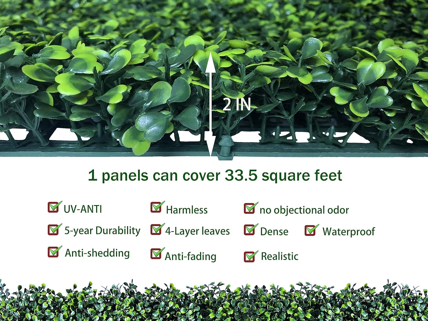 Artificial Ivy Privacy Fence Wall Screen,40X120 in(33.5 sqft) UV-Anti Faux Boxwood Roll Panels Greenery Backdrop Ivy Vine Leaf Hedges Fence Panels for Indoor Outdoor Green Wall Decor