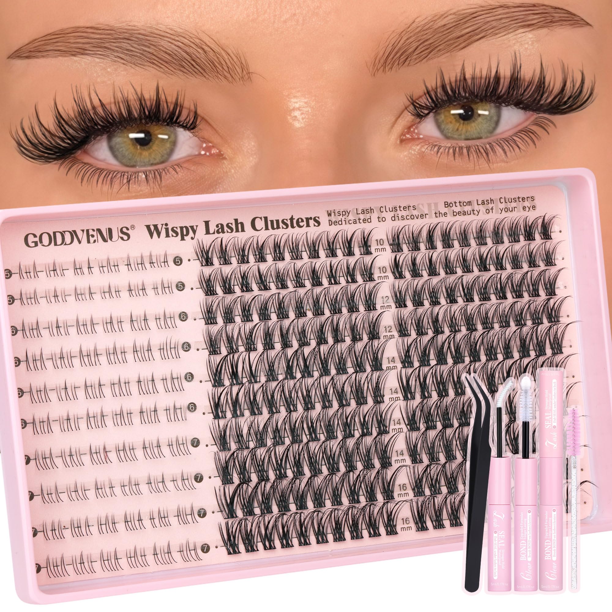 Goddvenus Lash Clusters: DIY Eyelashes - Natural Look -32 Goddvenus Lash Clusters: DIY Eyelashes - Natural Look -32