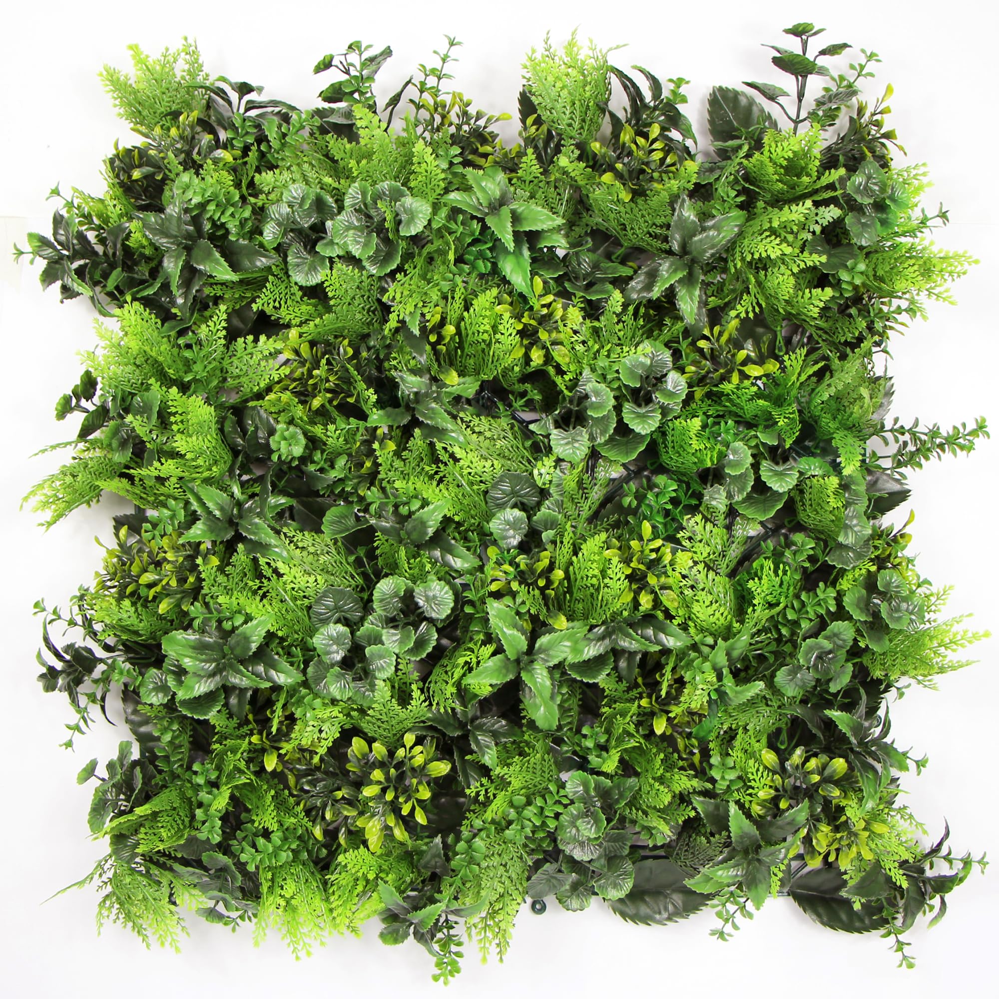 ULAND Artificial Plant Wall Panels, Pack of 12pcs 20"x20", Greenery Hedges, Ivy Privacy Living Wall Fence Screening, Home Garden Outdoor Wall Decoration(A047,12)