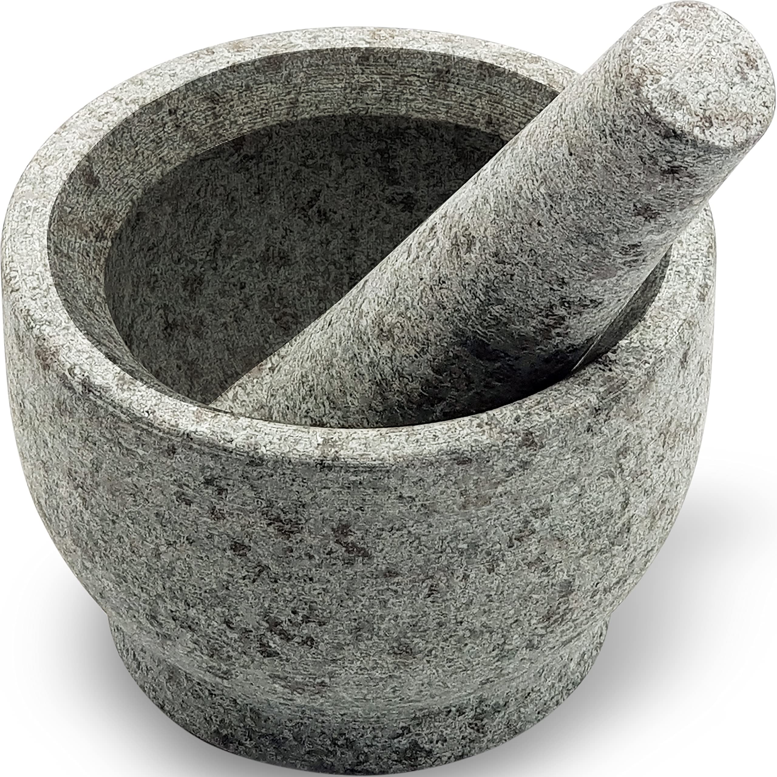 Buy Urboni Granite Mortar and Pestle Set Molcajete Mexicano Pestle