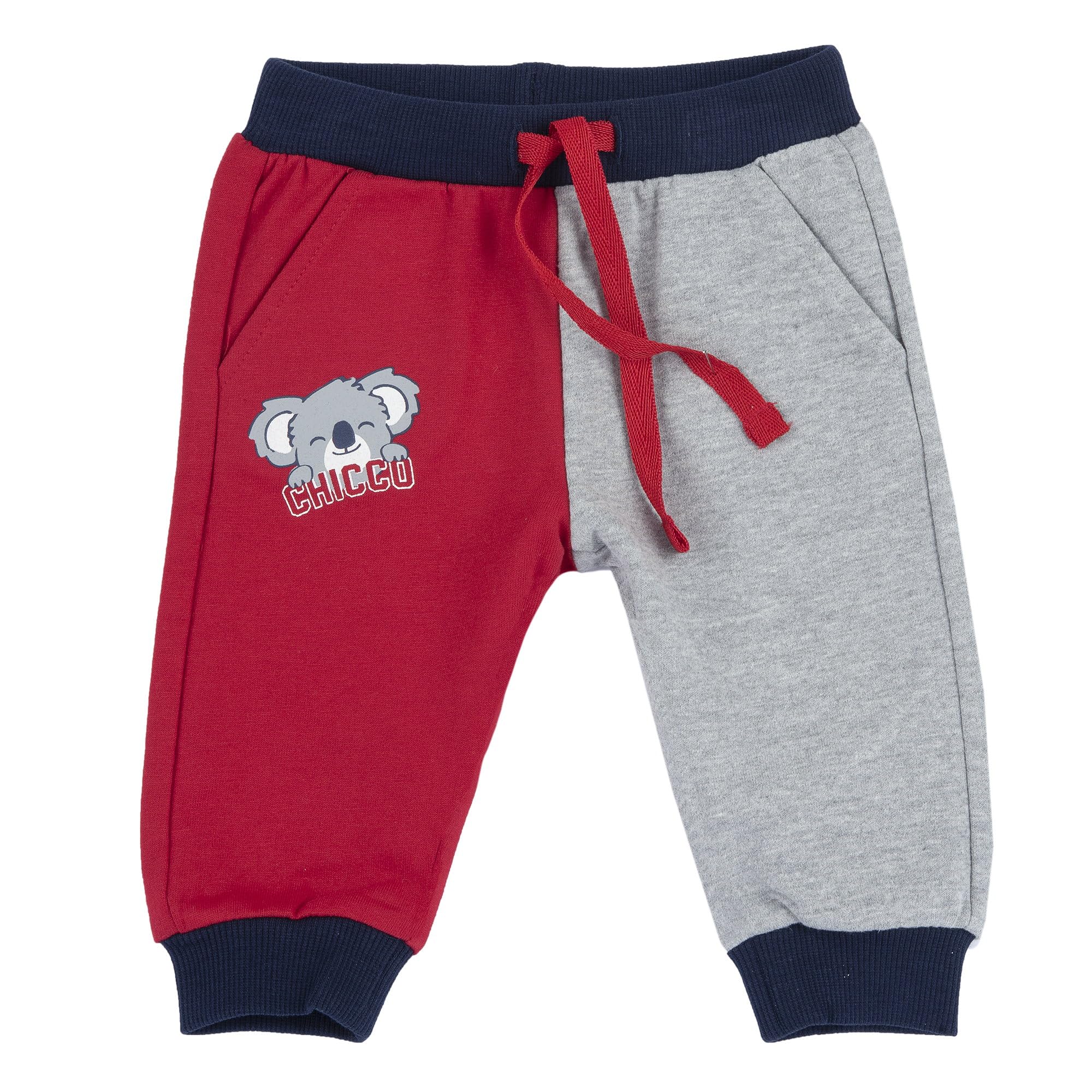 Chicco Jungen Zweiteiliges Jumpsuit-set: Sweatshirt und Hose mit Reißverschluss Jogginganzug (1er Pack)