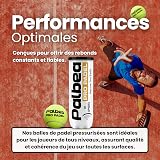 Palbea PRO Padel - FIP Approved Padel Balls - 1 Carton x 24 Tubes - Paddle Balls with High Visibility HV Felt. Premium Quality. Ideal for Training and Tournaments. Pressurized, Durable, and Fast. - 5