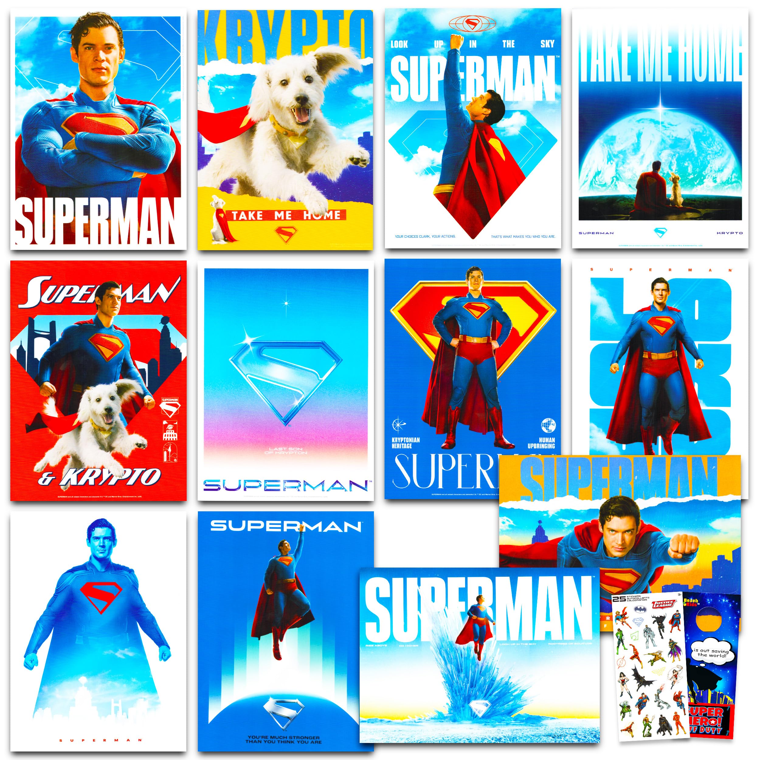 Superman 2025 Poster Book: Elite DC Room Decor Guide