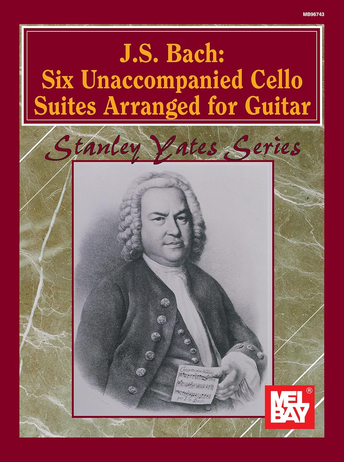 J.S. Bach: Six Unaccompanied Cello Suites Arranged for Guitar      Spiral-bound – June 5, 1998