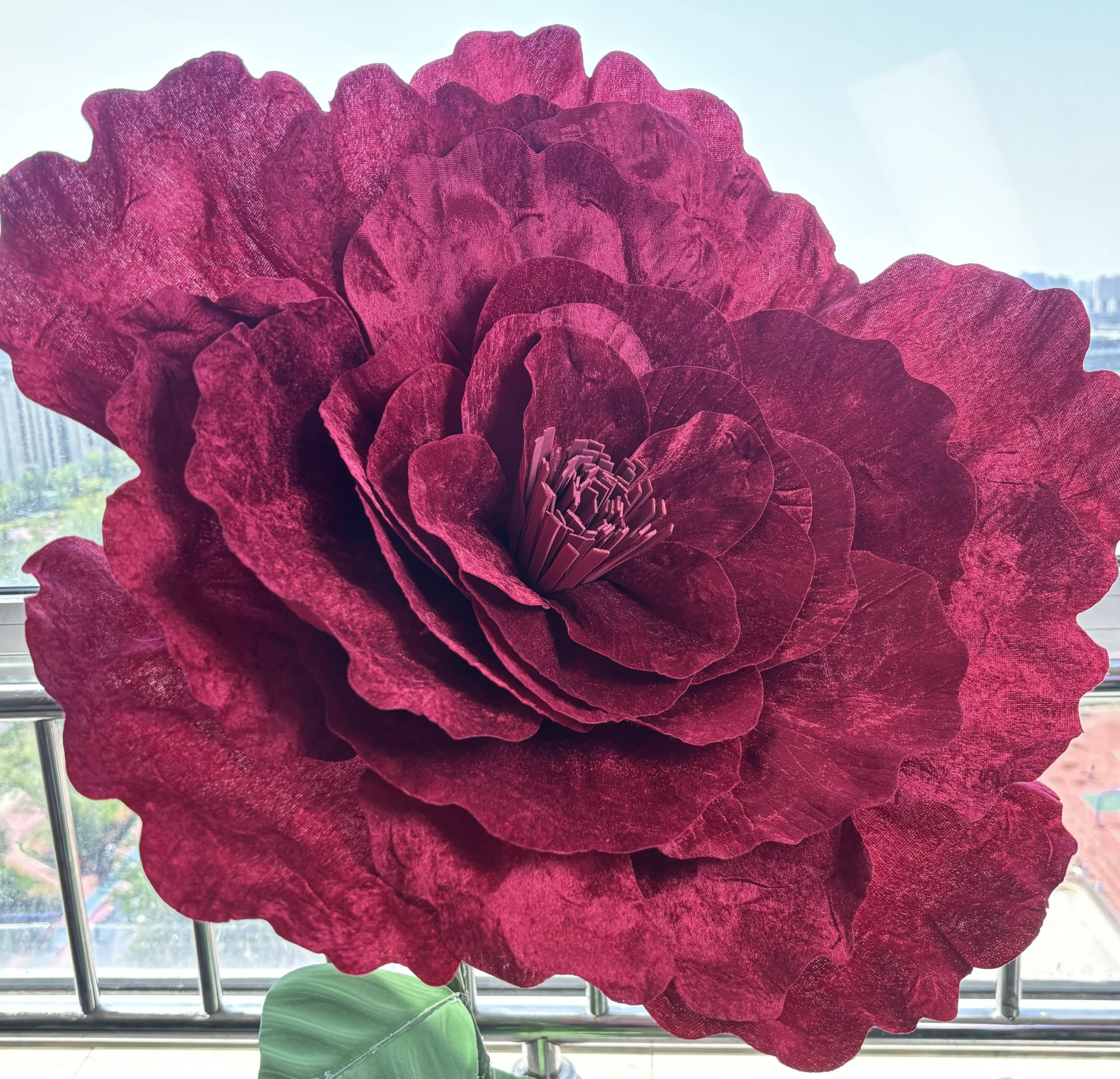 YUANXIN Rosa Gigante de 165 cm - Flores Artificiales Falsas, Regalo Creativo Hecho a Mano para Aniversario de Boda, Día de San Valentín, Día de la Madre y Decoración
