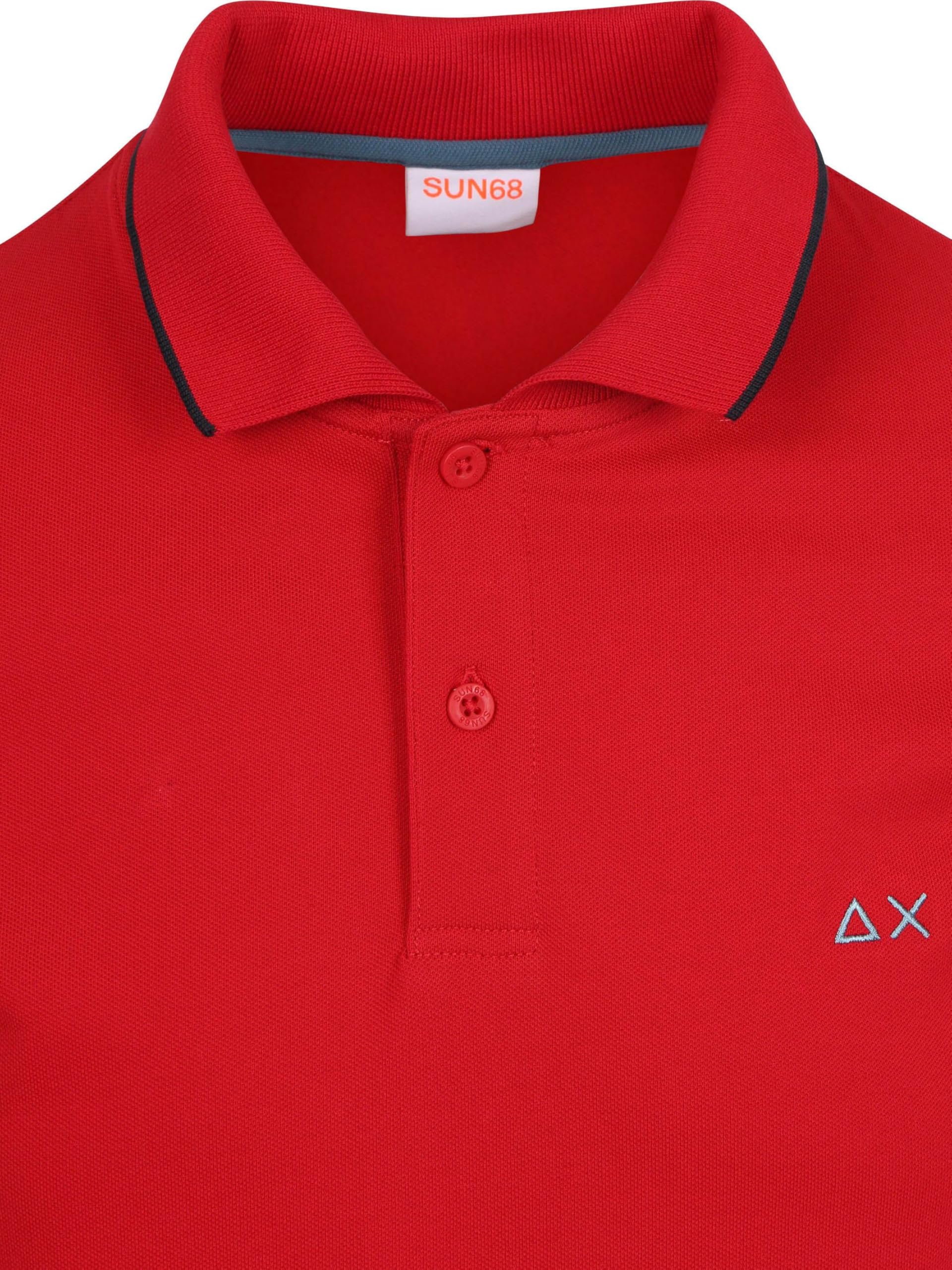 Sun68 Polo Small Stripe Collar