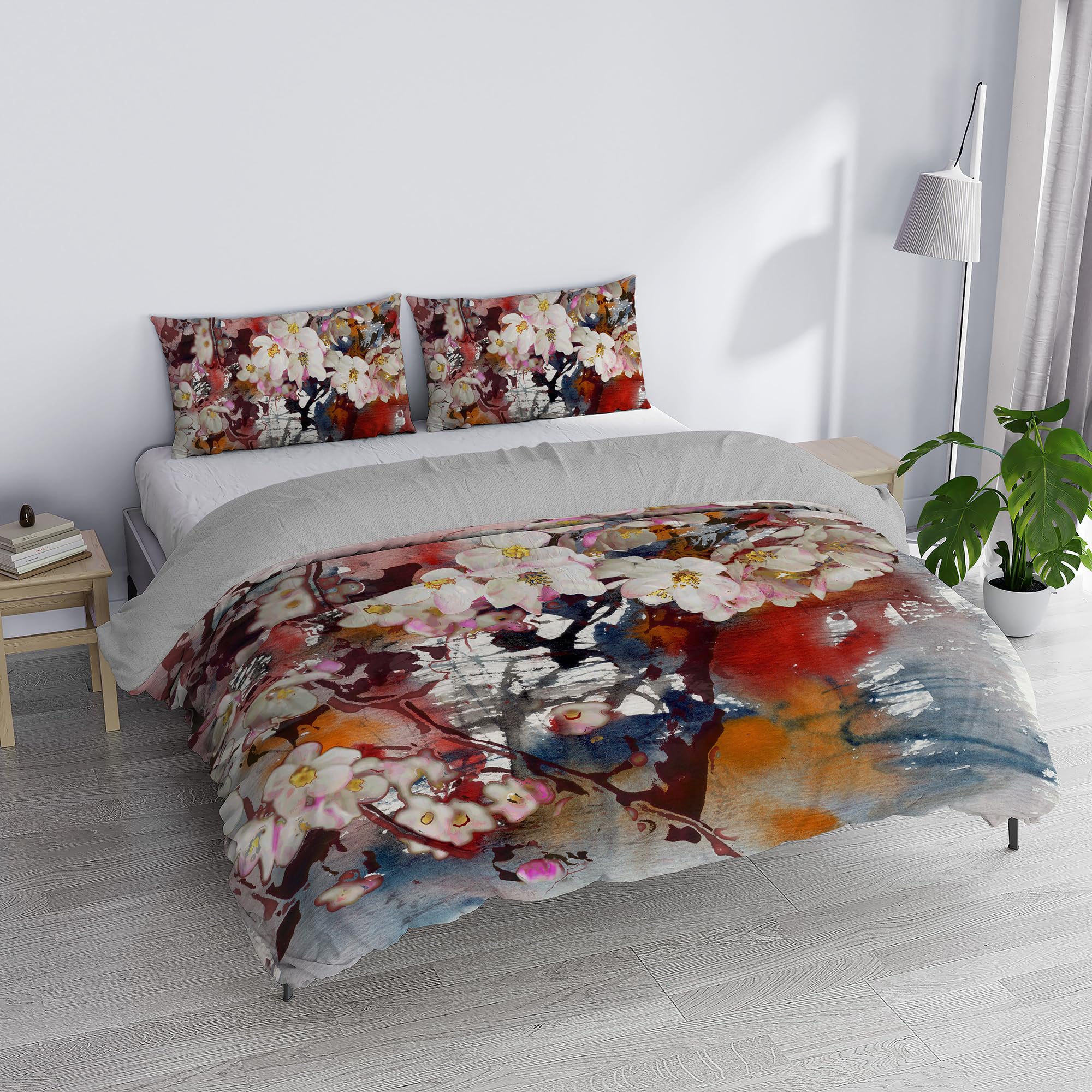 Italian Bed Linen SOGNI D'AUTORE Duvet Cover Set 100% Cotton, SD-16, Double, Doble