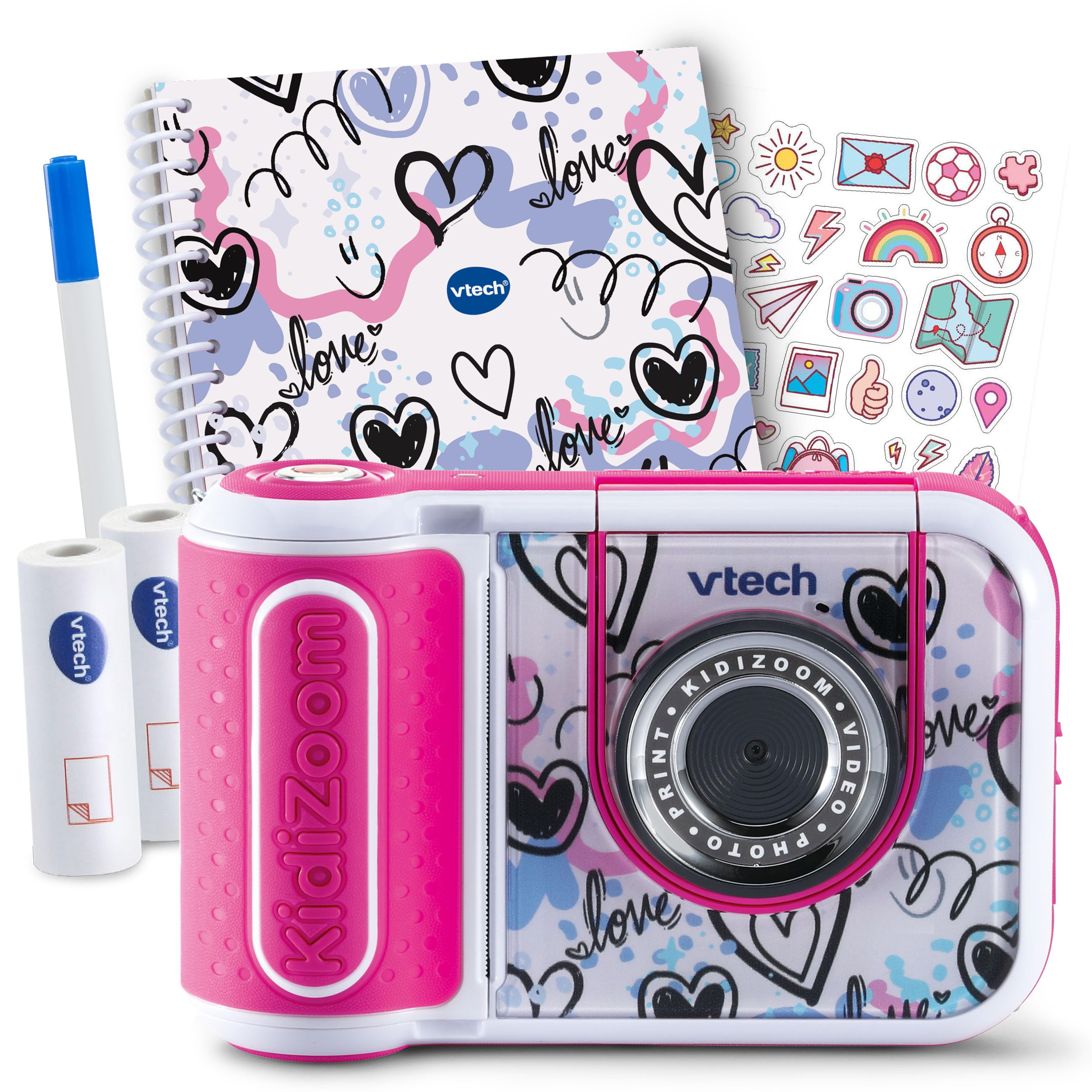 VTech KidiZoom Print Cam pink - Digitalkamera mit Fotodruck