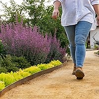 Vista 4 de Edge Right - Borde de acero para jardines con martillo - Tiras de 48" - Profundidad de 6" con parte superior redondeada de 1/4" de acero COR-Ten