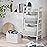 COMFY-HOMI Cotton Rope Woven Basket with Handles for Shelves,Toys,Book, Cloth Storage Baskets Bin for Organizing-13.5x11x9.5 Toy Decorative Organizer for Living Room, Bathroom-All White