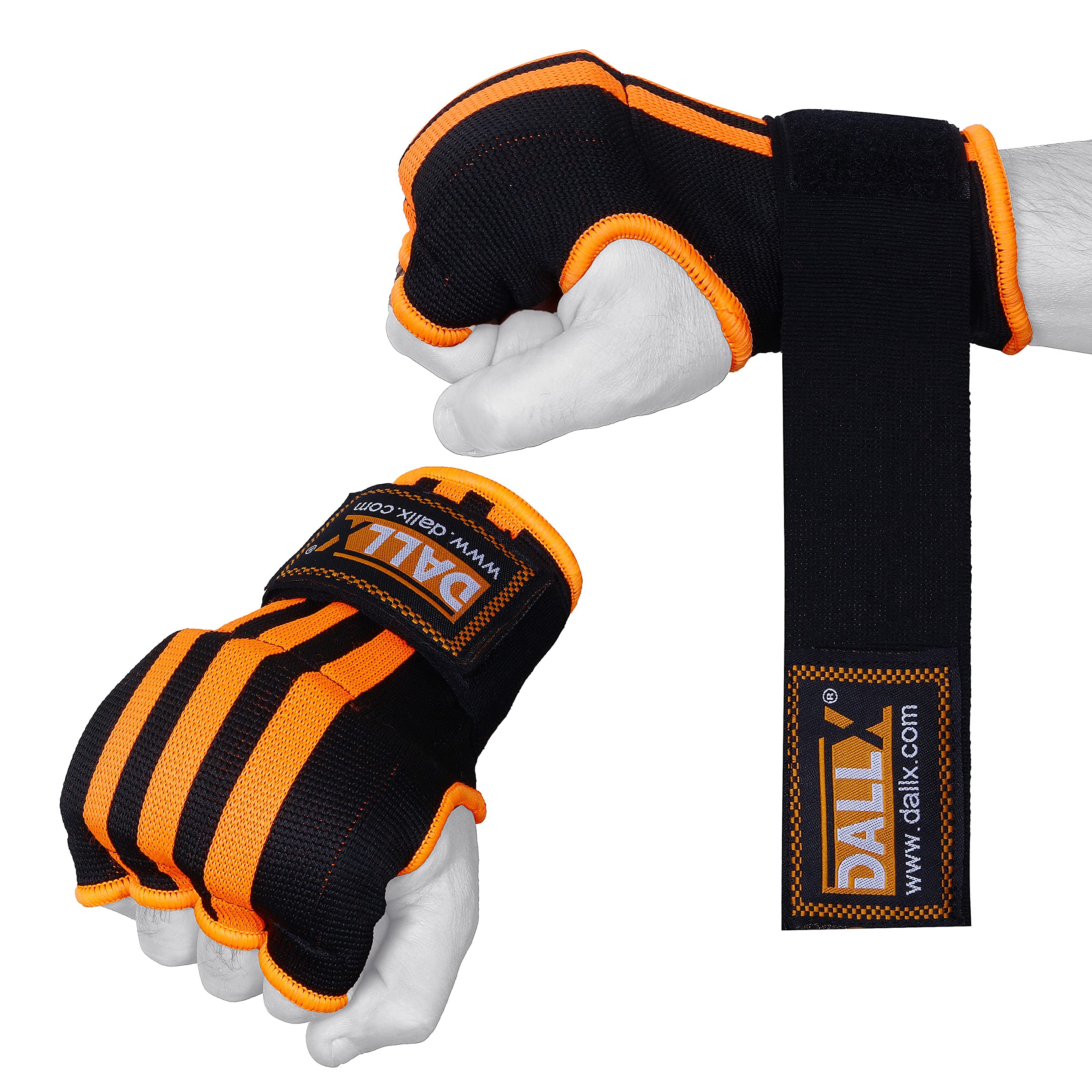 Inner Boxing Glove Wraps DALLX Padded Inner Gloves With 75cm Long