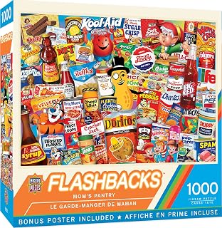 MasterPieces Mom's Pantry 1000 Piece Jigsaw Puzzle for Adults - Nostalgic Design, Non-Glare Matte Finish, Recycled Materials