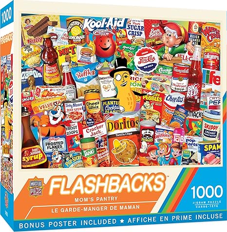 MasterPieces - Mom's Pantry 1000 Piece Jigsaw Puzzle, Fun for Adults & Family, Non-Glare Finish, 19.25" x 26.75", Nostalgic Design