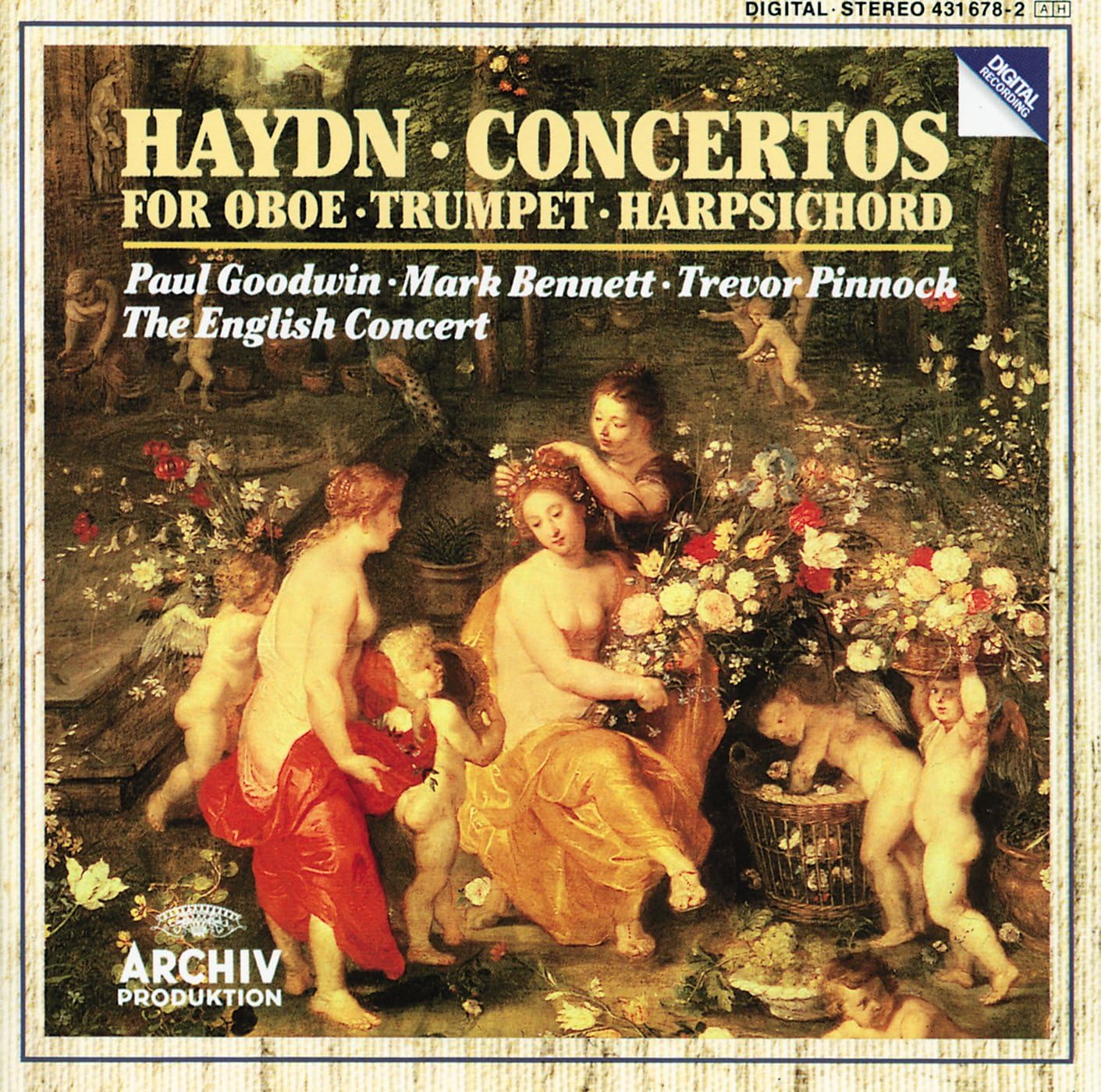Haydn: Concertos for Oboe, Trumpet and Harpsichord /Bennett · Goodwin · Pinnock