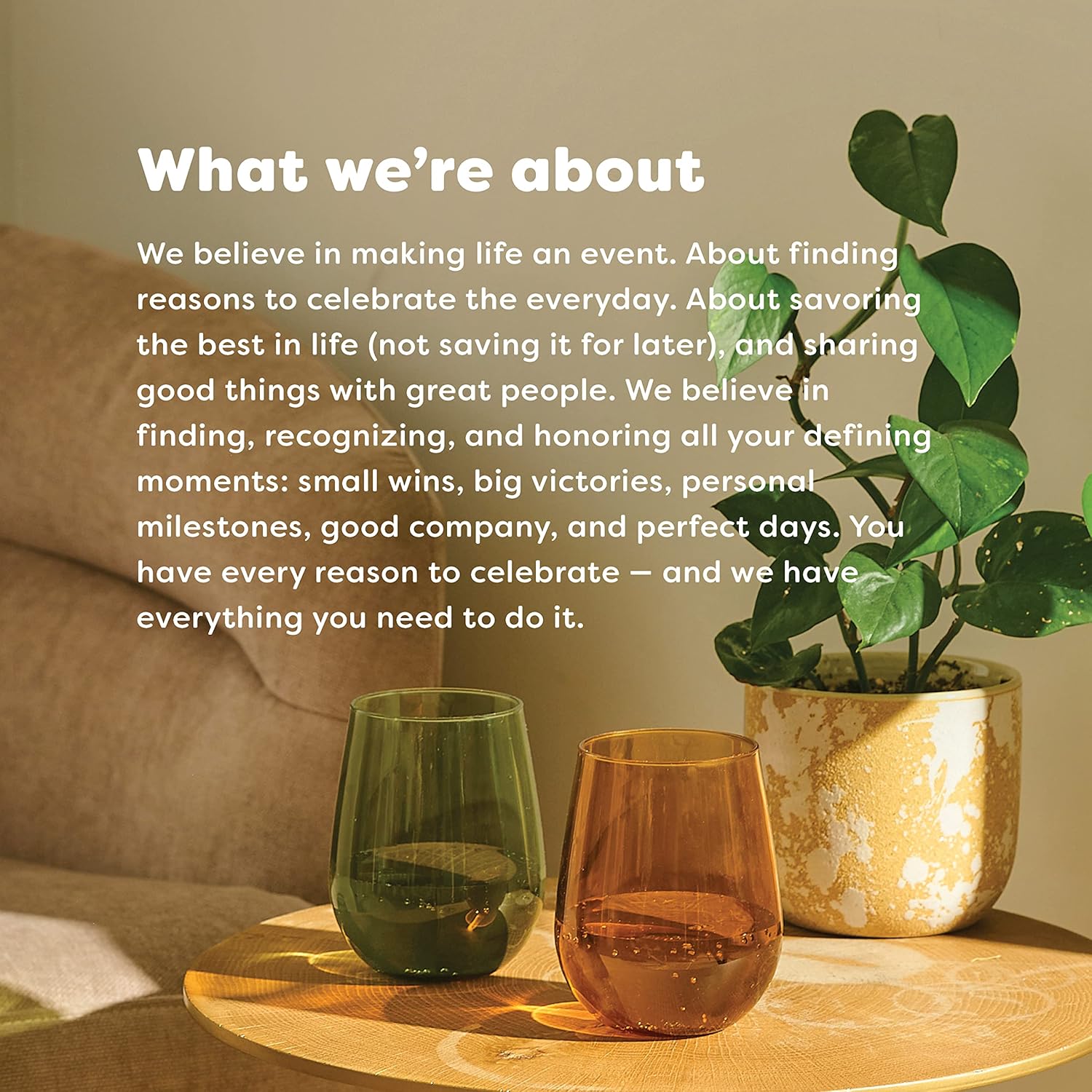 TOSSWARE RESERVE 16oz Stemless Wine - Color Series SET OF 4, Premium Quality, Tritan Dishwasher Safe & Heat Resistant Unbreakable Plastic Drinking Glasses - Image 6