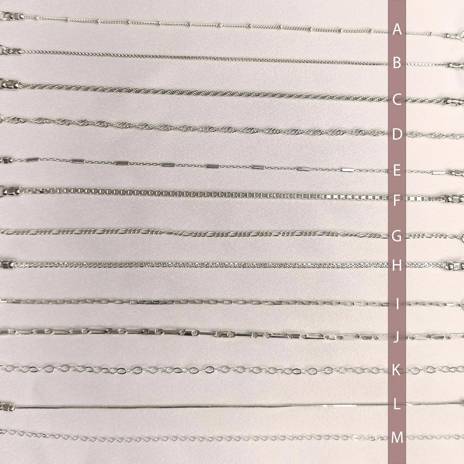 Sterling Silver Chain Bracelets for Women - Dainty 925 Silver Adjustable Bracelets, Minimalist Layering Jewelry, Stackable Chain Styles - Image 4