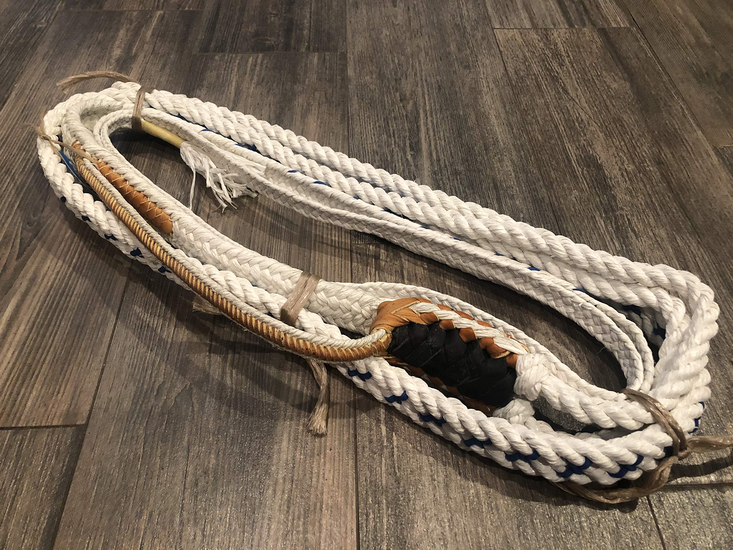Alligator Bull Rope White Poly Pro 9x7 LH 3/4