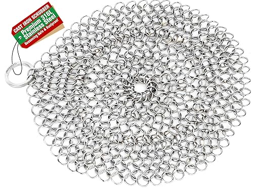 AMAGABELI GARDEN & HOME 8”x8” 316L Cast Iron Cleaner Stainless