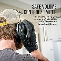 Vista 9 de 3M WorkTunes Connect - Protector auditivo inalámbrico con tecnología Bluetooth, protección auditiva Bluetooth con una calificación de reducción