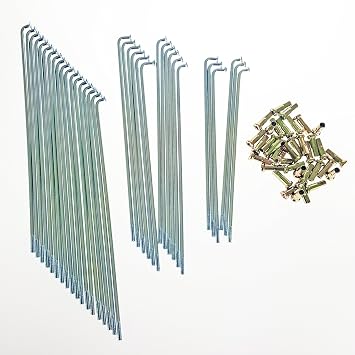 Swordfish 92636 - Motorcycle Rear Wheel Spokes Set of 36 piece 6", 7.5", 8"