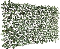 Vista 28 de Windscreen4less 2 piezas de hojas de hiedra artificiales expandibles para valla de privacidad para exteriores, interiores, patio, balcón