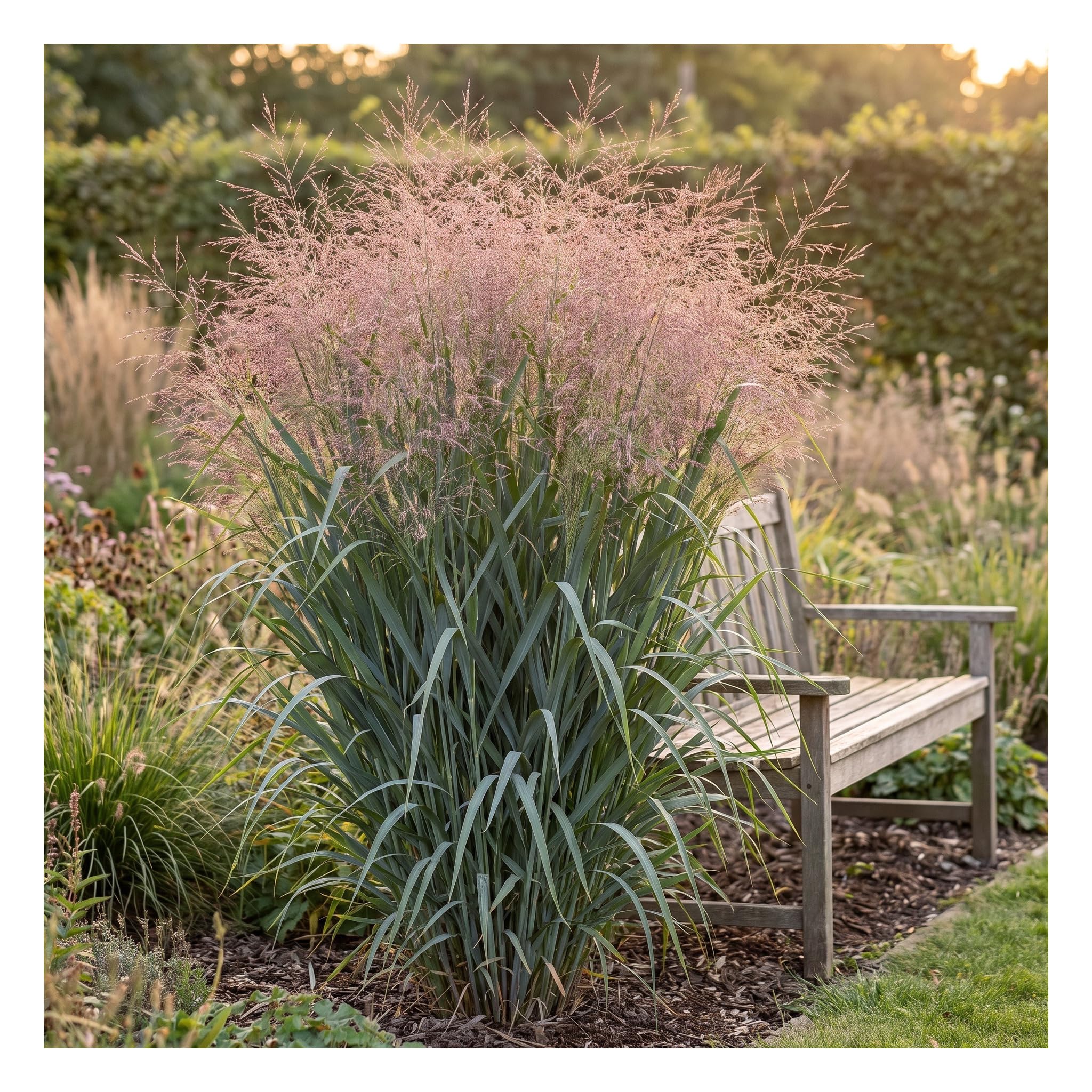Stauden Gänge 10 x Panicum virgatum 'Dallas Blues' Blaue Rutenhirse