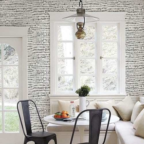 Vista 17 de Papel tapiz autoadhesivo Seafoam Kylver Verde Espuma de mar