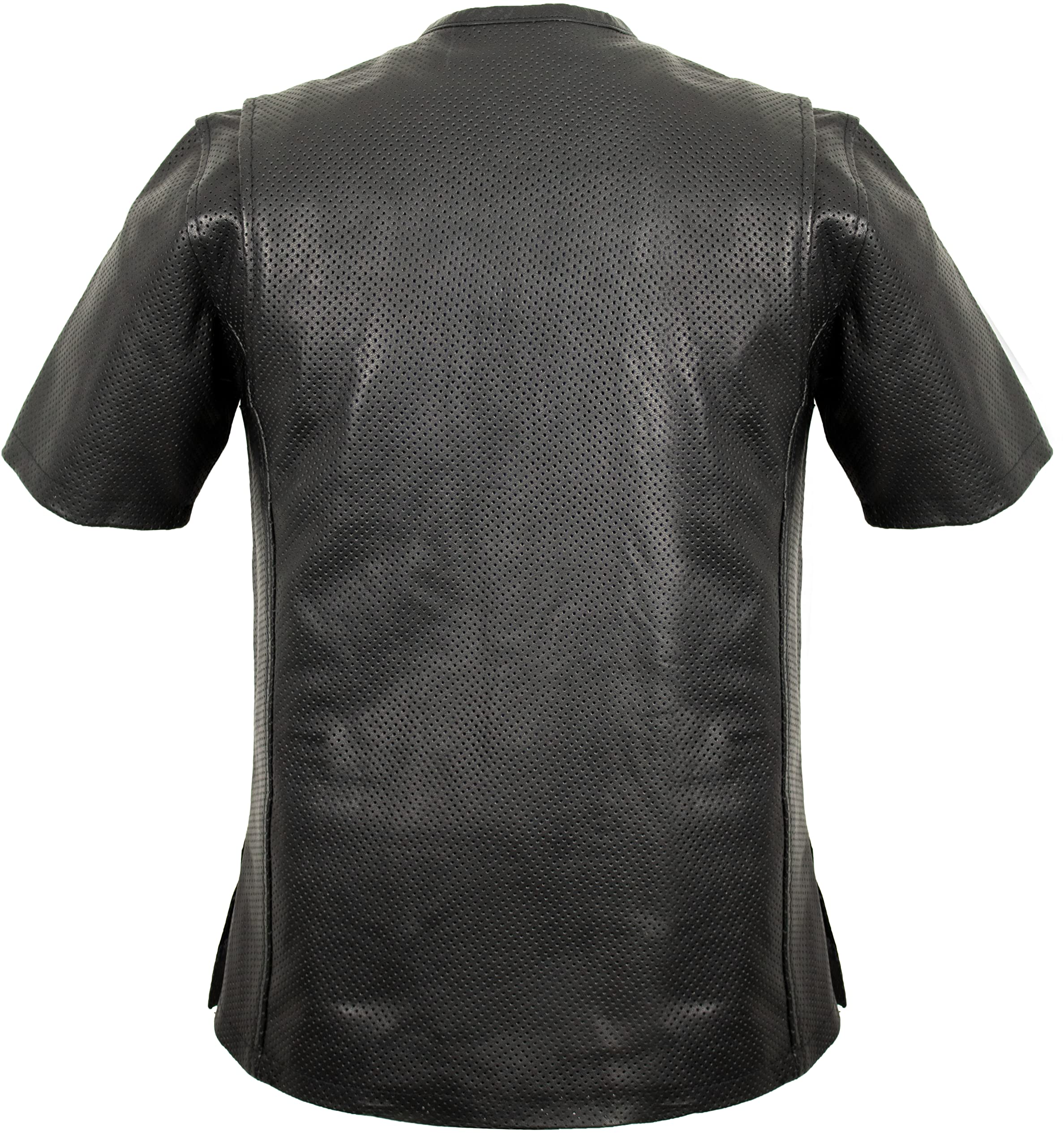 Herren Motorrad Biker Hemd/Kutte/Weste mit kurzen Ärmel