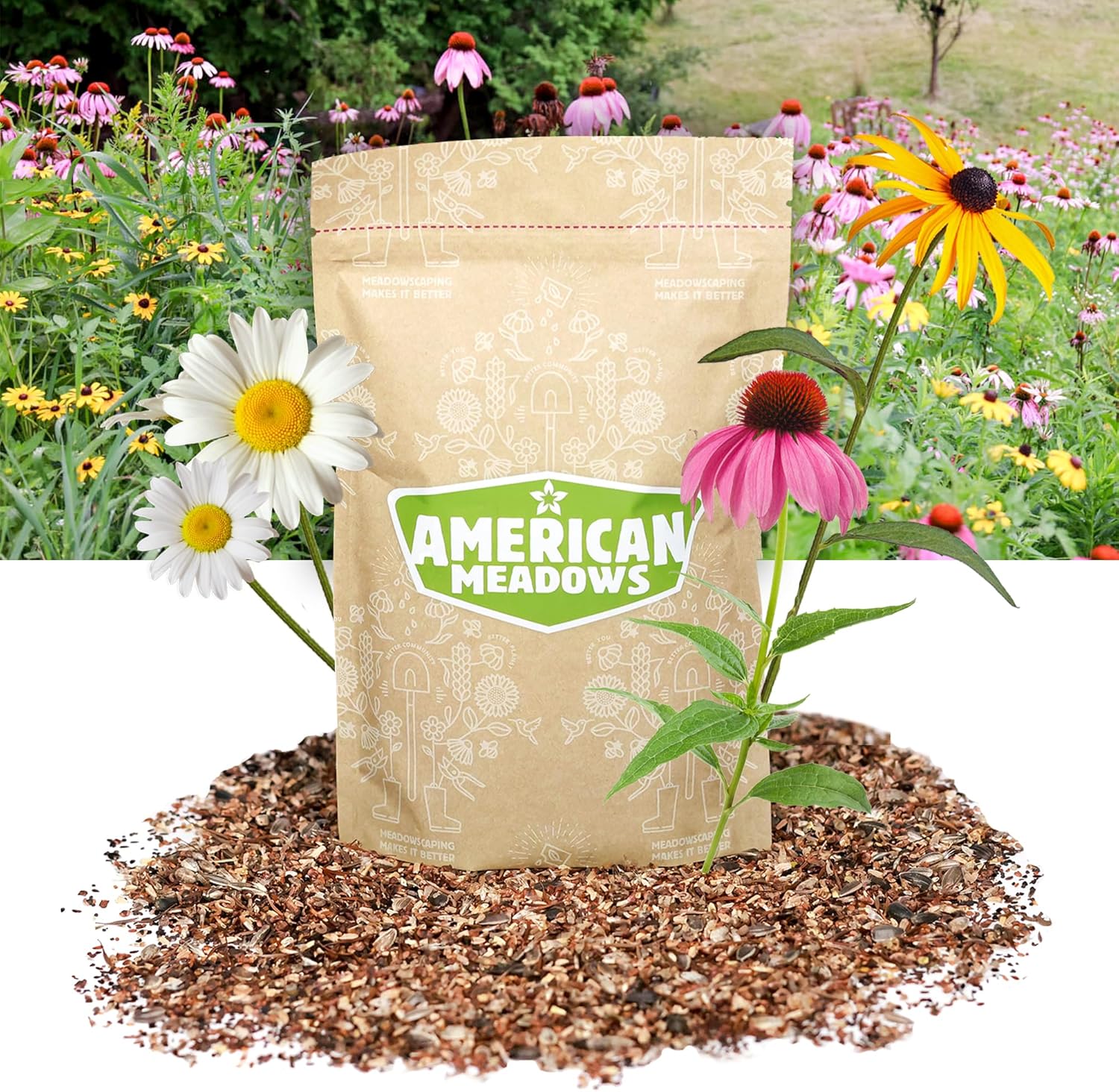 American Meadows Perennial Beauty Wildflower Seed Mix (½
