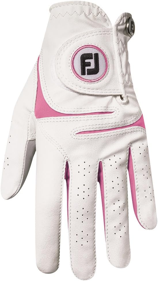 FootJoy 1 New WeatherSof Fashion Women's Golf Glove - Size L LH Pink