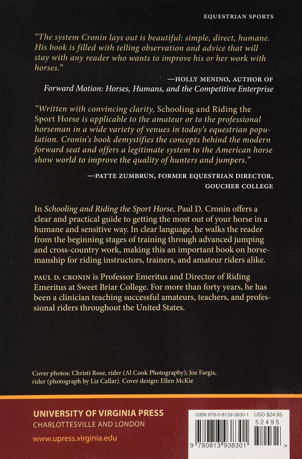 Schooling and Riding the Sport Horse: A Modern American Hunter/Jumper System