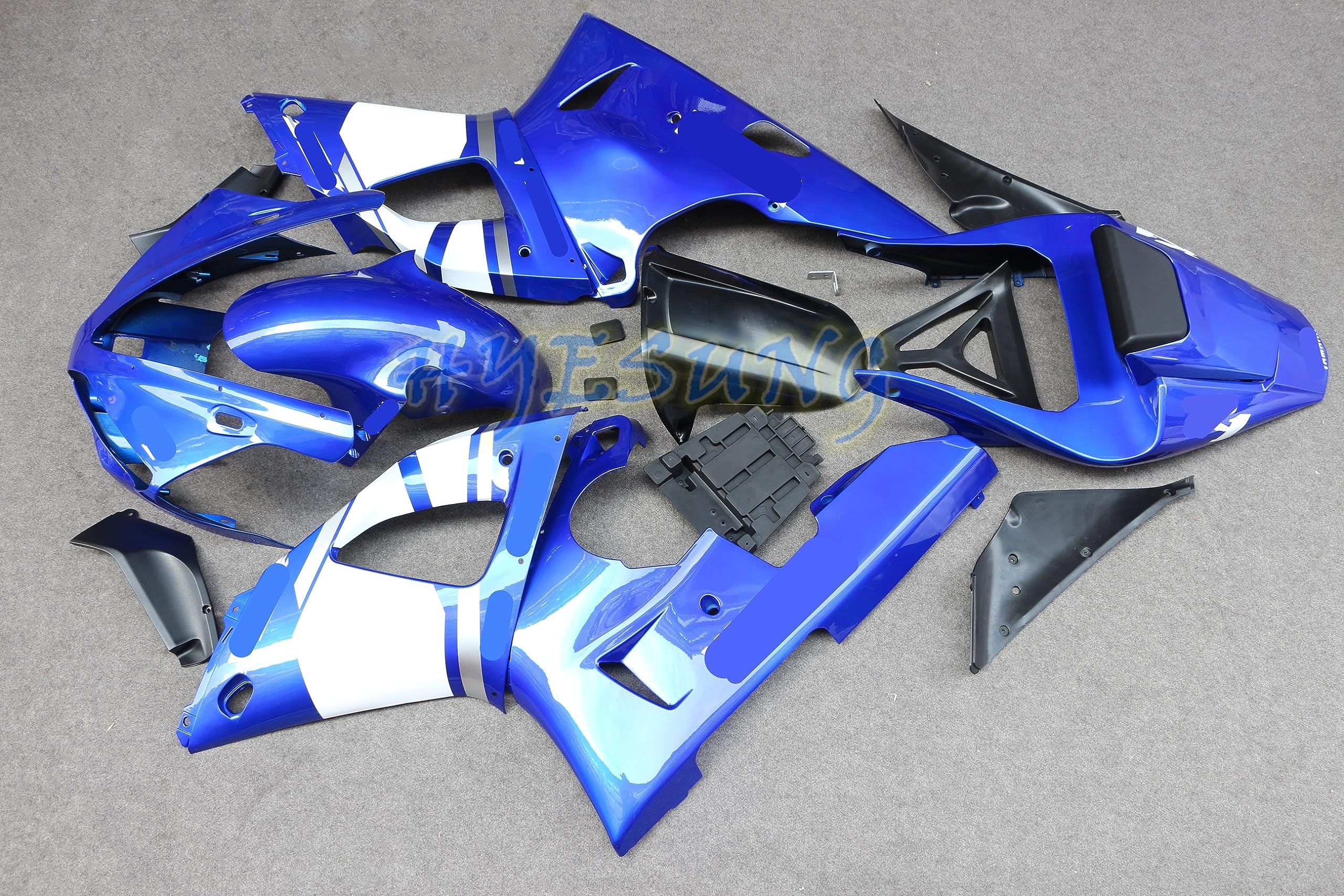 YZF-R1 カウルセット　2000 Amazon | HYESUNG バイク外装 適合車種YZF-R1 2000-2001用 社外カウル