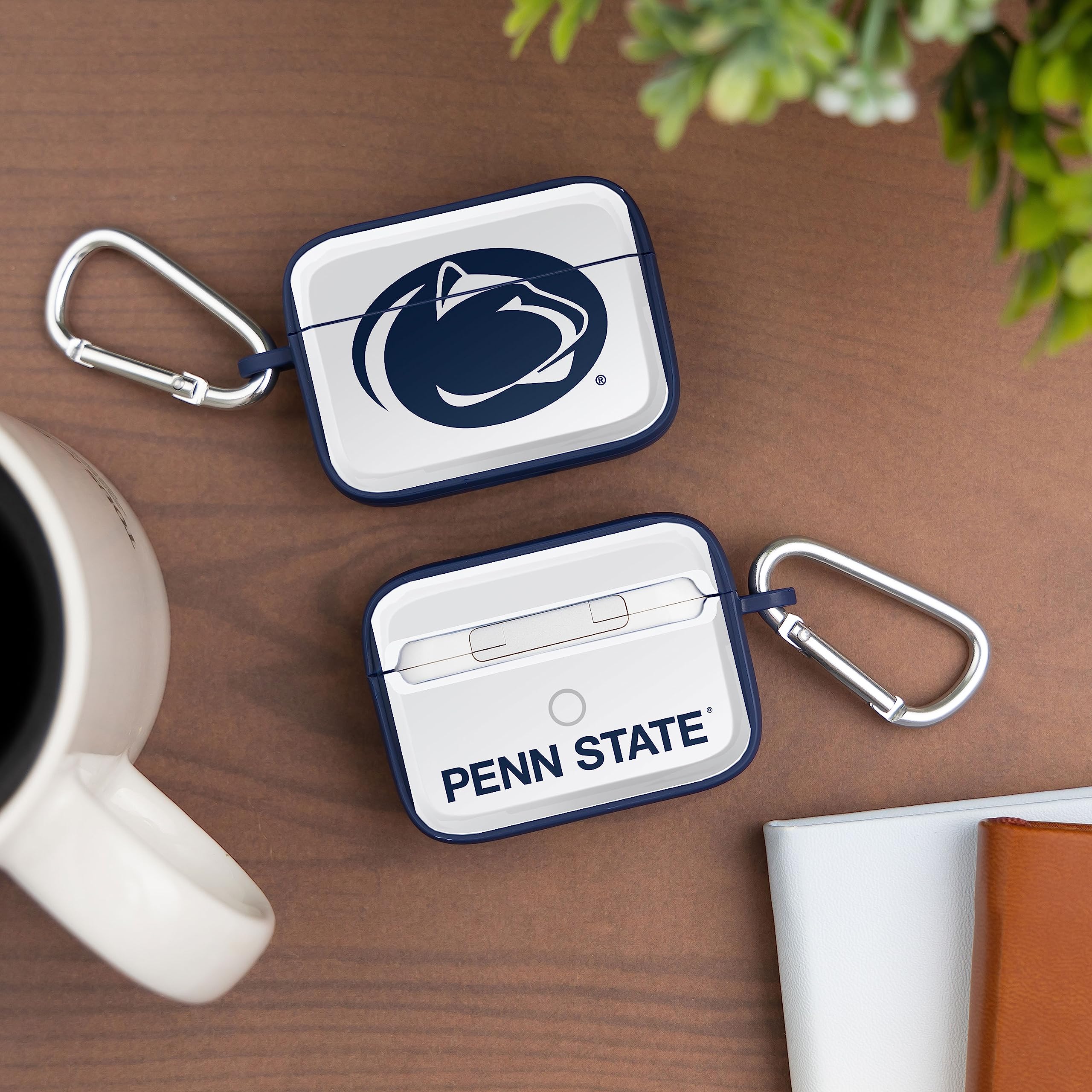 AFFINITY BANDS Penn State Nittany Lions HDX Case Cover Compatible with Apple AirPods Pro 1 & 2 (Classic Navy)