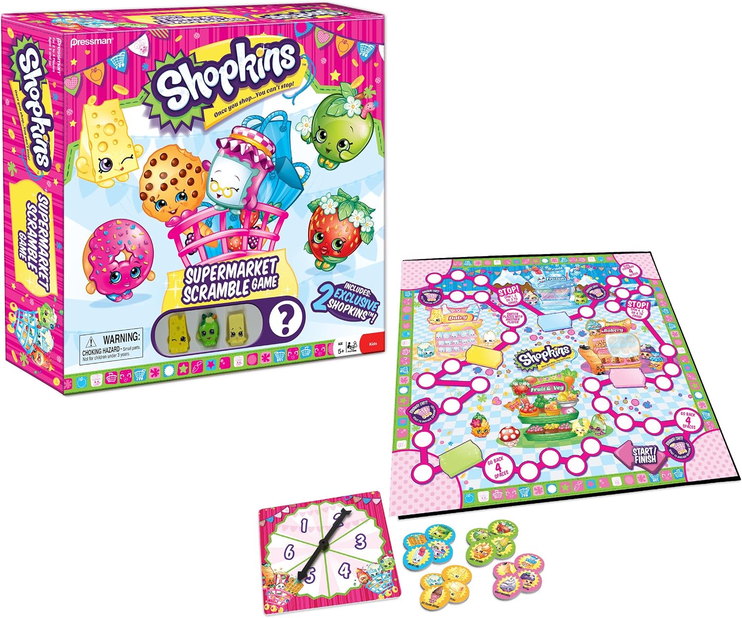 Shopkins Supermarket Scramble Board Game